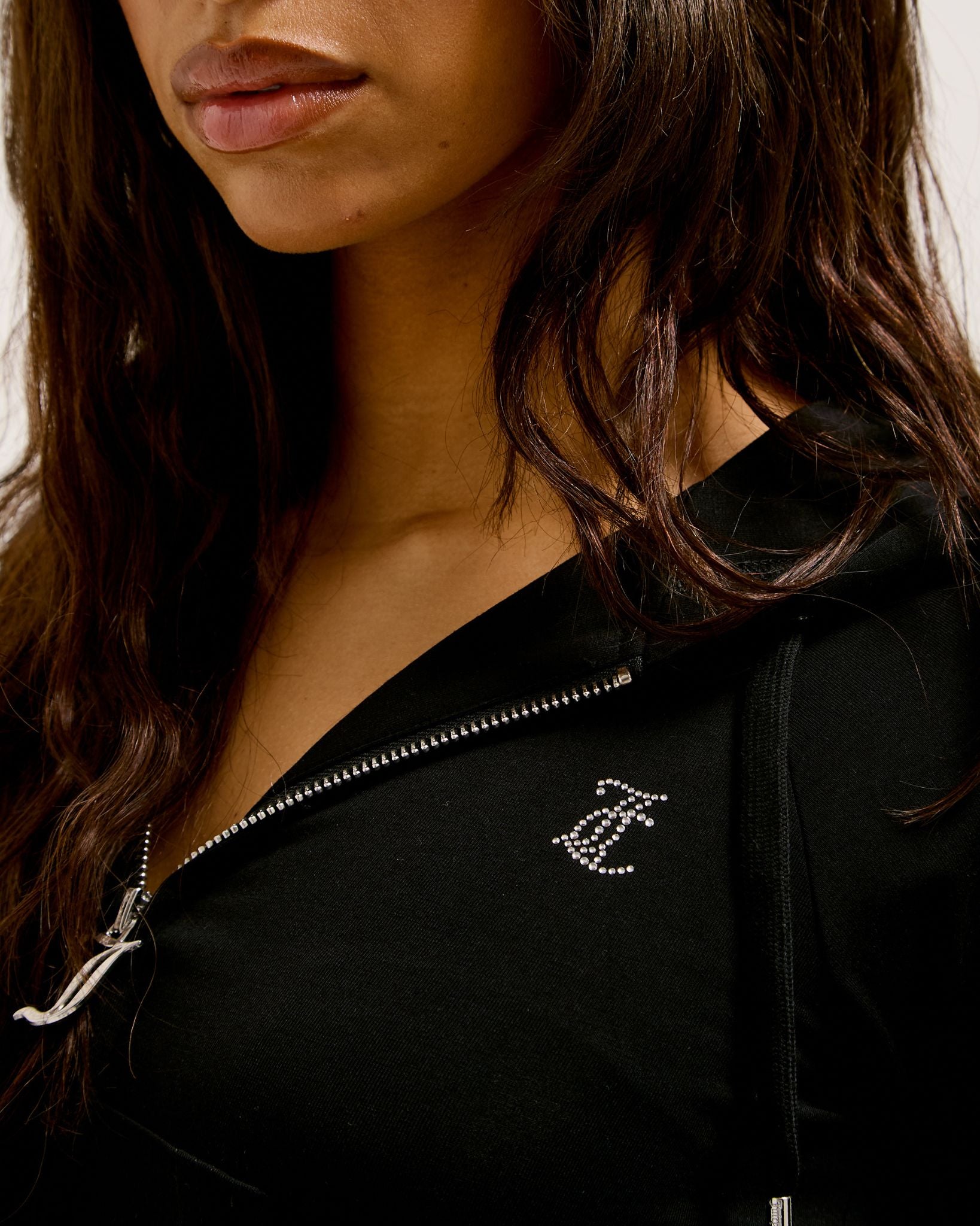 Single Jersey Ola Hoddie Black - Juicy Couture Scandinavia