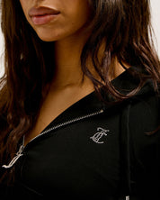 Single Jersey Ola Hoddie Black - Juicy Couture Scandinavia