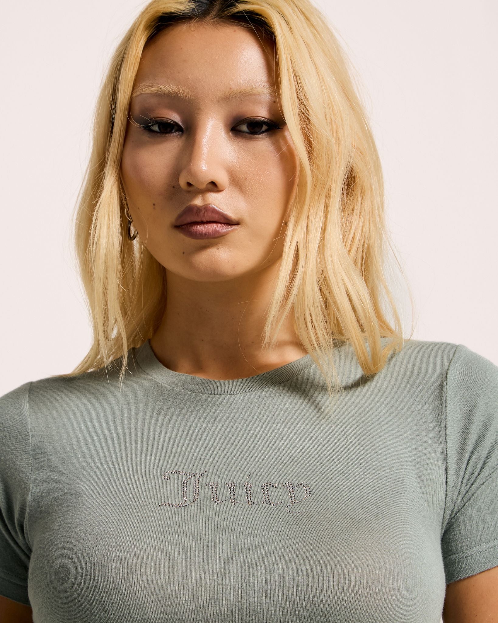 Juicy Sheer Fitted Tee Chinois Green - Juicy Couture Scandinavia