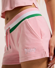 Velour  Booty Shorts Juicy Pink - Juicy Couture Scandinavia