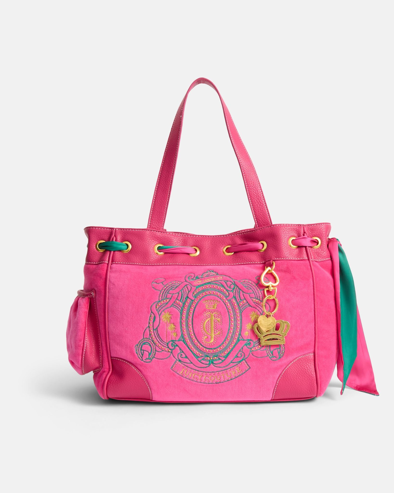 Daydreamer Palm Large Double Handle Bag Nostalgia Pink - Juicy Couture Scandinavia