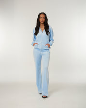 Halan Oversized Zip Through Hoodie Powder Blue - Juicy Couture Scandinavia