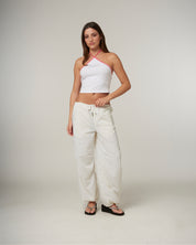 Contrast Halter Top White - Juicy Couture Scandinavia