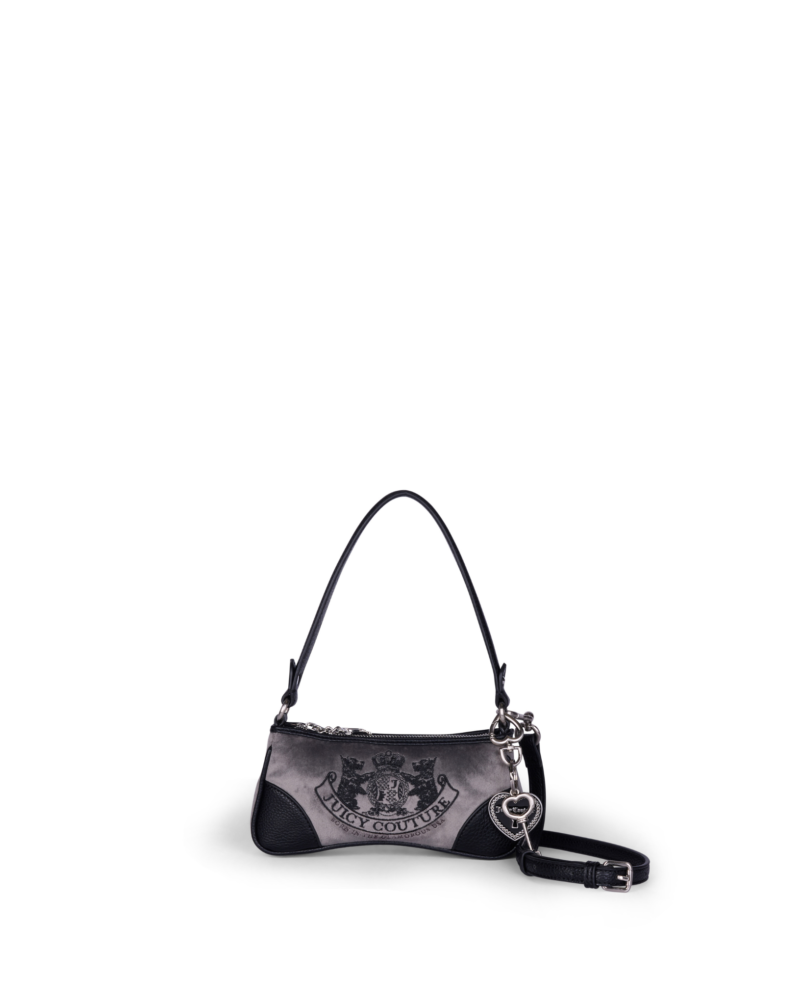 Juicy Couture Daydreamer Daydreamer Crest Embroidered Shoulder Bag