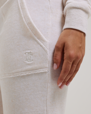 Classic Velour Layla Low Rise Pocket Flare Gold Oatmeal Marl - Juicy Couture Scandinavia