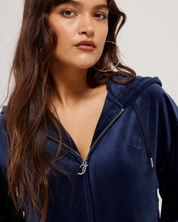 Halan Oversized Zip Through Hoodie Night Sky - Juicy Couture Scandinavia