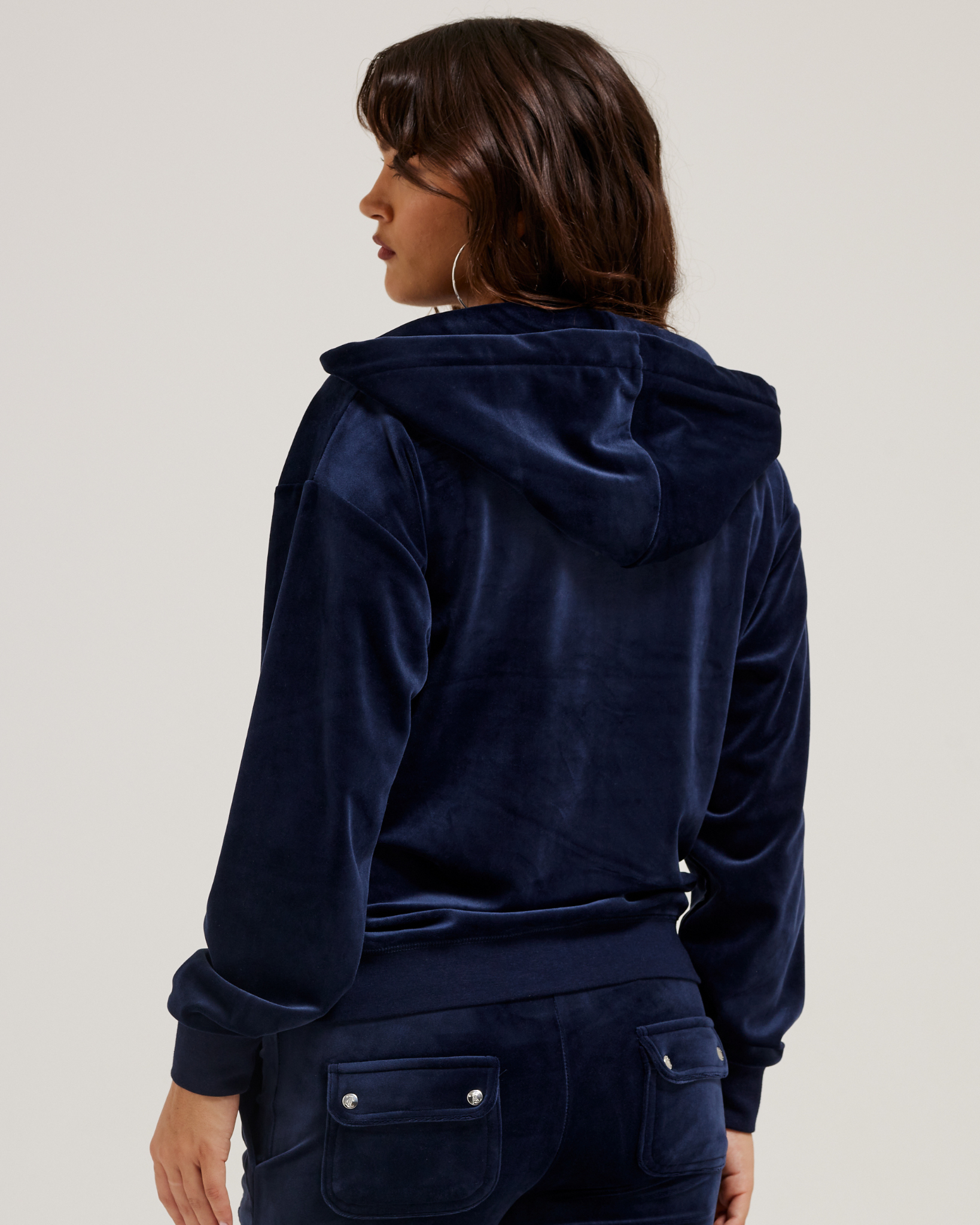 Halan Oversized Zip Through Hoodie Night Sky - Juicy Couture Scandinavia
