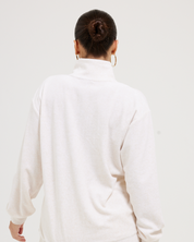 Classic Velour Oversized Pete Pullover Oatmeal Marl - Juicy Couture Scandinavia