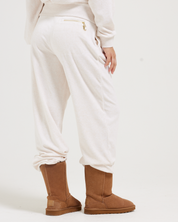 Davidson Velour Pants Oatmeal Marl - Juicy Couture Scandinavia