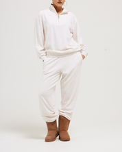 Davidson Velour Pants Oatmeal Marl - Juicy Couture Scandinavia