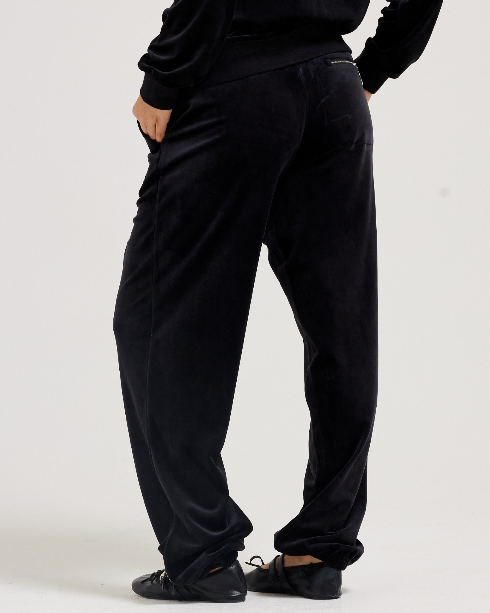 Davidson Velour Pants Black - Juicy Couture Scandinavia