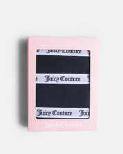 Dana Cotton Thong 3-pack Black - Juicy Couture Scandinavia
