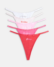 Mon-Fri Gothic Thong Multi - Juicy Couture Scandinavia