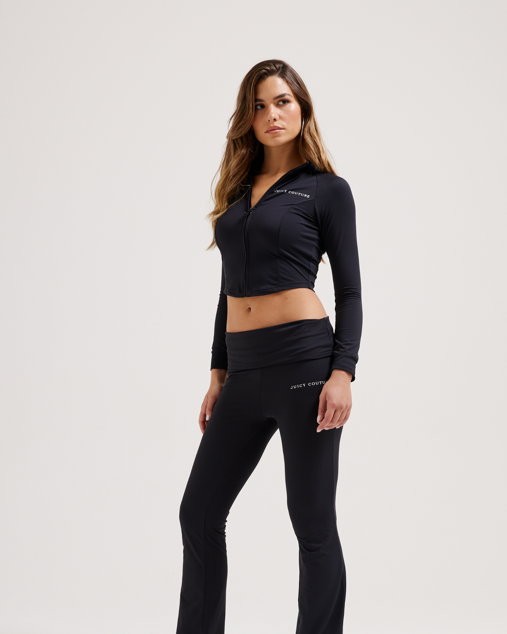 Morgan Cherub Velour Track Top Black - Juicy Couture Scandinavia