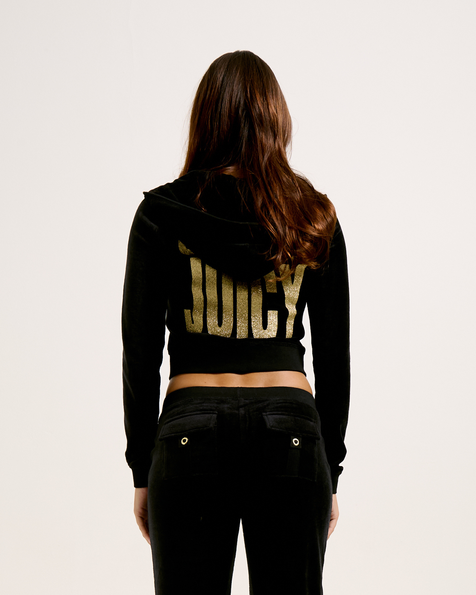 Choose Juicy Robyn Hoodie Black - Juicy Couture Scandinavia
