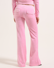 Classic Velour Layla Low Rise Pink Marl - Juicy Couture Scandinavia