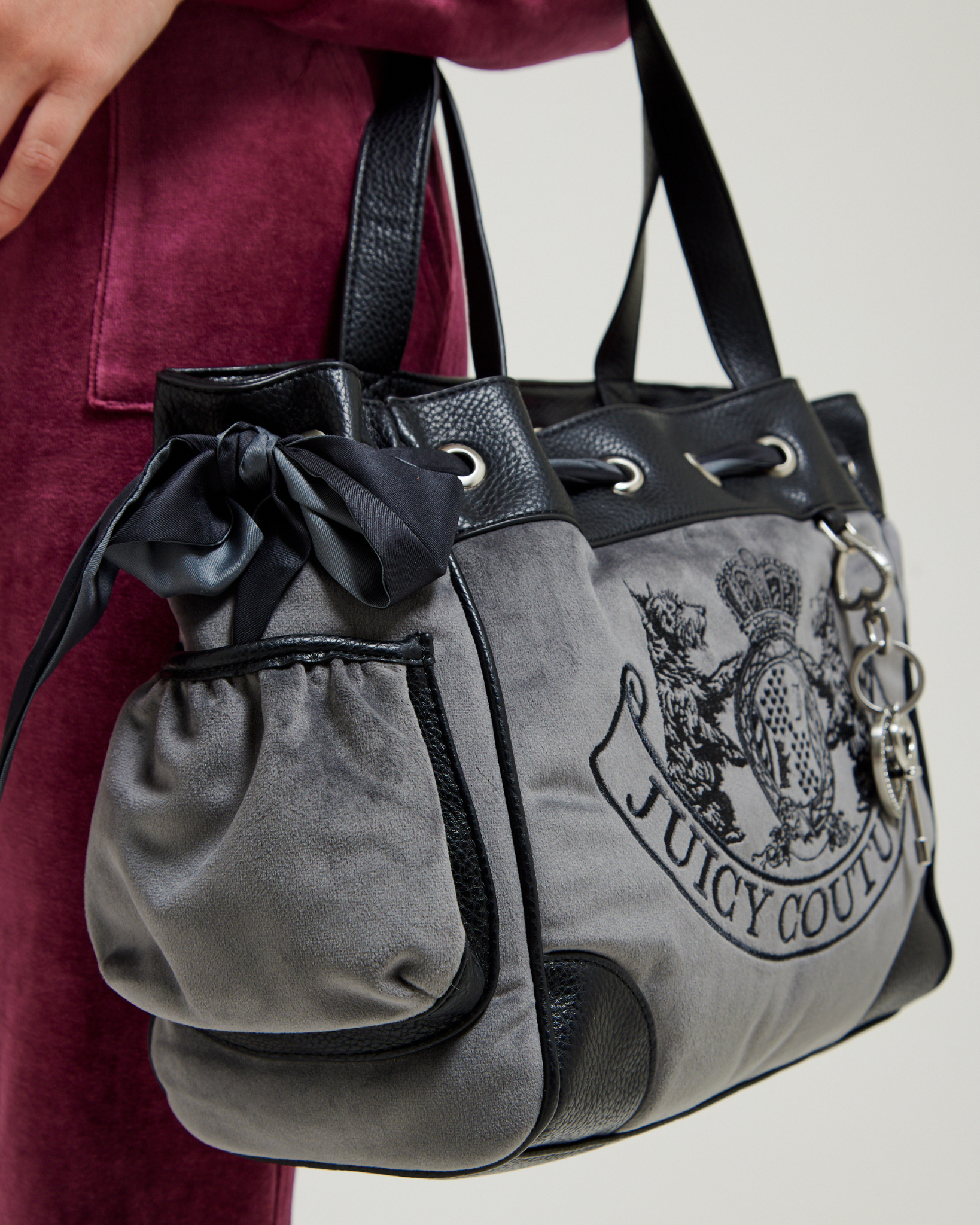 Daydreamer Large Double Handle Bag Grey - Juicy Couture Scandinavia