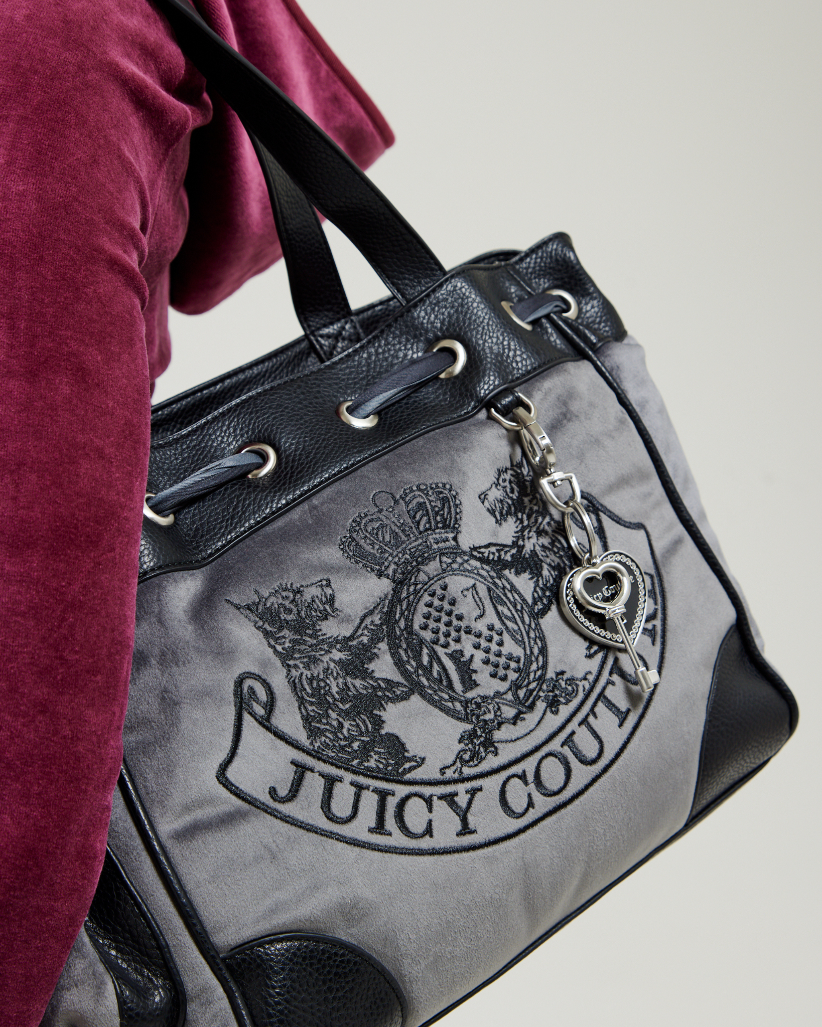 Daydreamer Large Double Handle Bag Grey - Juicy Couture Scandinavia