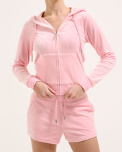 Velour Eve Shorts Juicy Pink - Juicy Couture Scandinavia