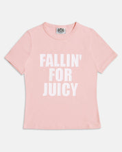 Fallin for Juicy Fitted T-shirt Almond Blossom - Juicy Couture Scandinavia