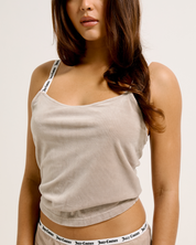 Elina Rib Velour Top String - Juicy Couture Scandinavia