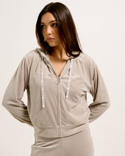 Liv Rib Velour Hoodie String - Juicy Couture Scandinavia