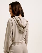 Liv Rib Velour Hoodie String - Juicy Couture Scandinavia