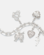 Hannah Midi Charm Silver and Chrystal - Juicy Couture Scandinavia