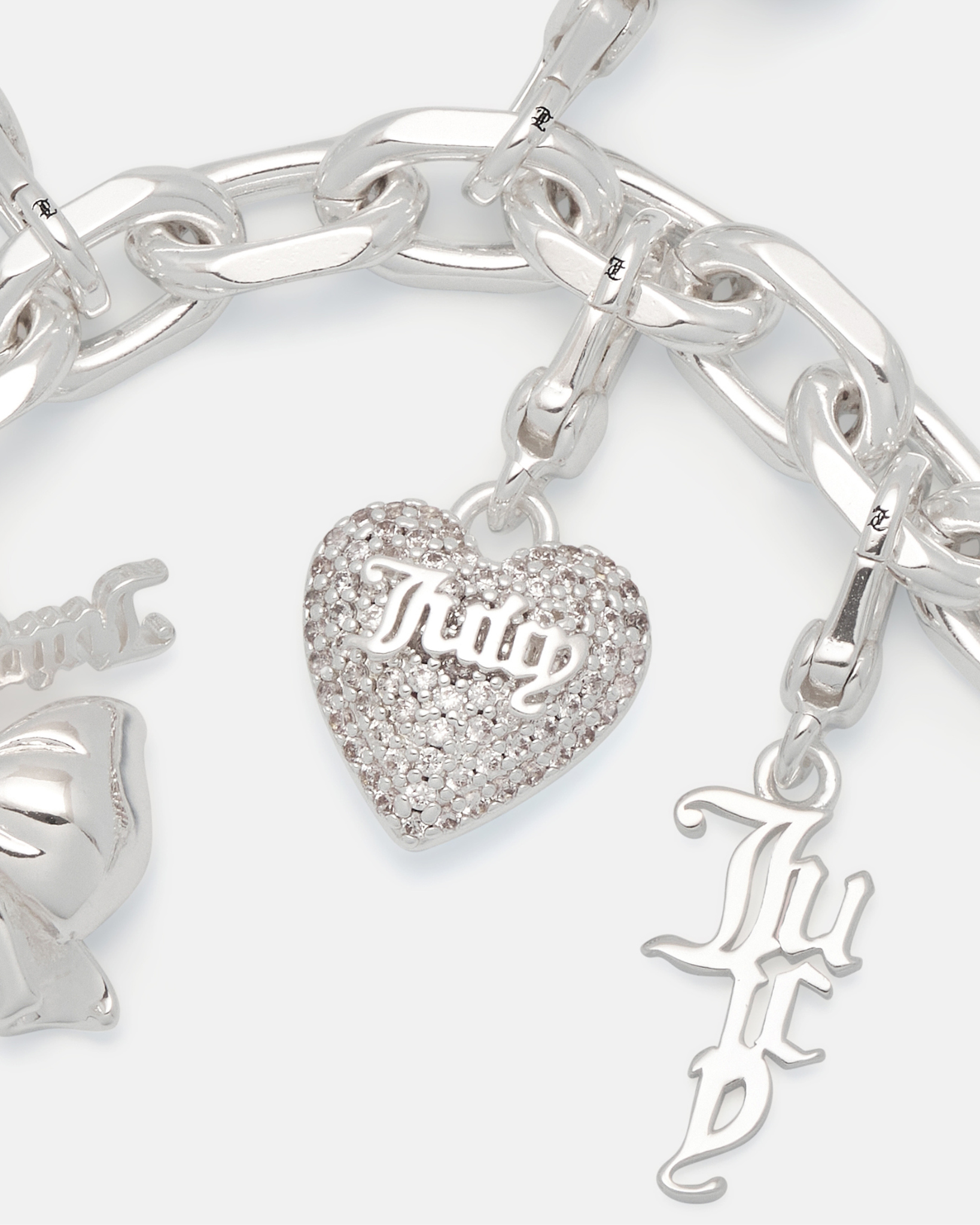 Hannah Midi Charm Silver and Chrystal - Juicy Couture Scandinavia