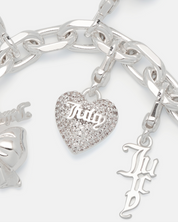Hannah Midi Charm Silver and Chrystal - Juicy Couture Scandinavia