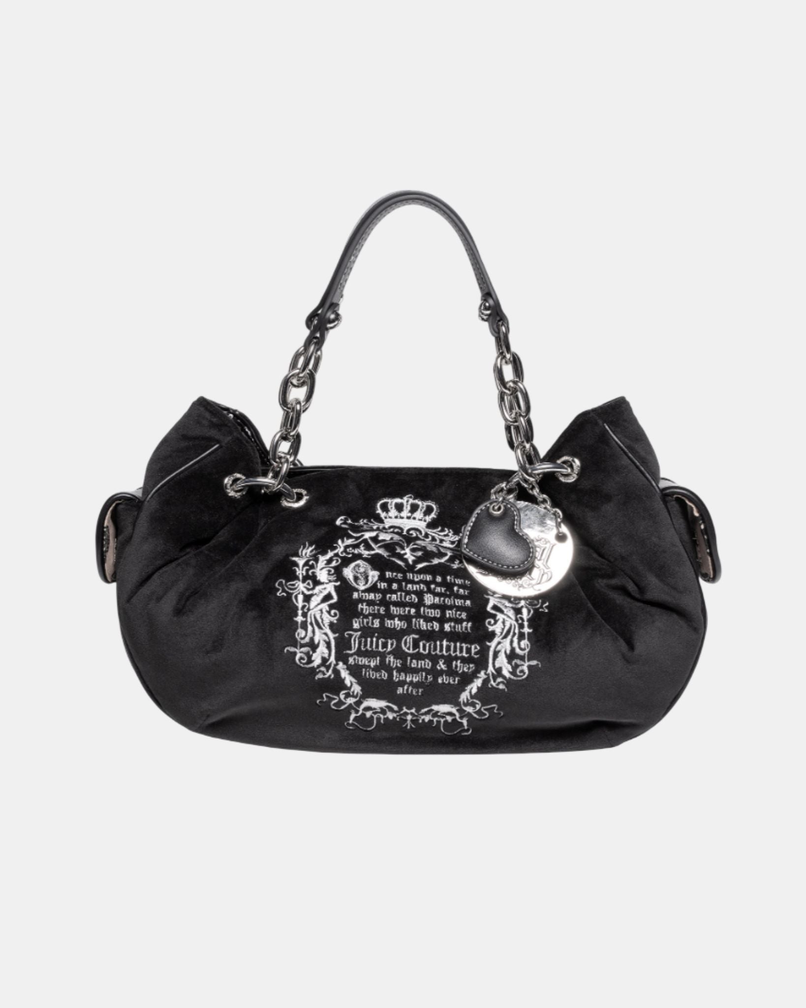Juicy Couture Daydreamer Doubble Handle Medium Bag in Black