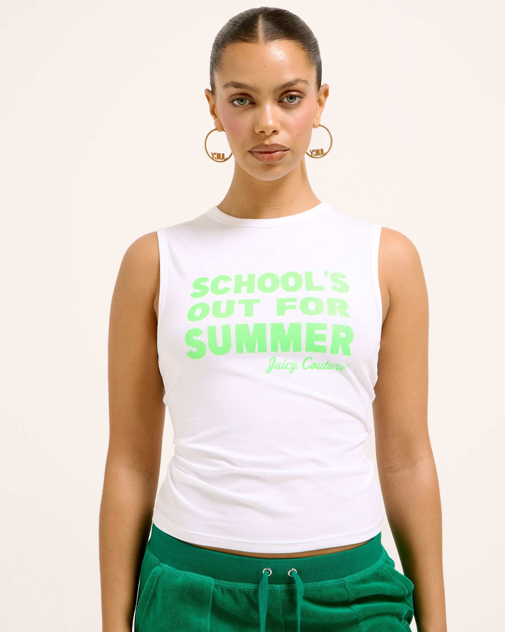 Schools Out Tank top in White - Juicy Couture Scandinavia