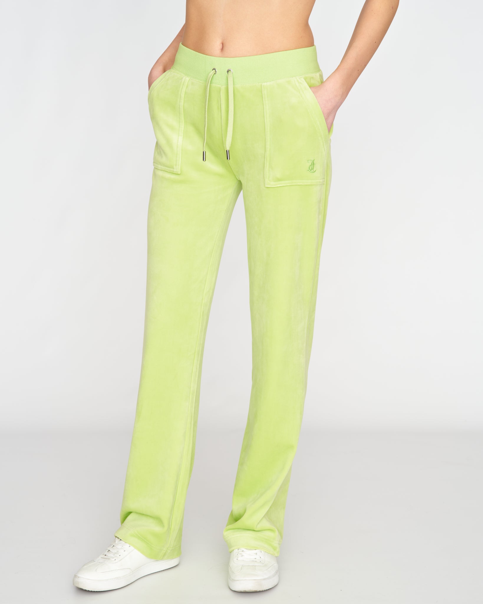 Classic Velour Del Ray Pant Sharp Green - Juicy Couture Scandinavia