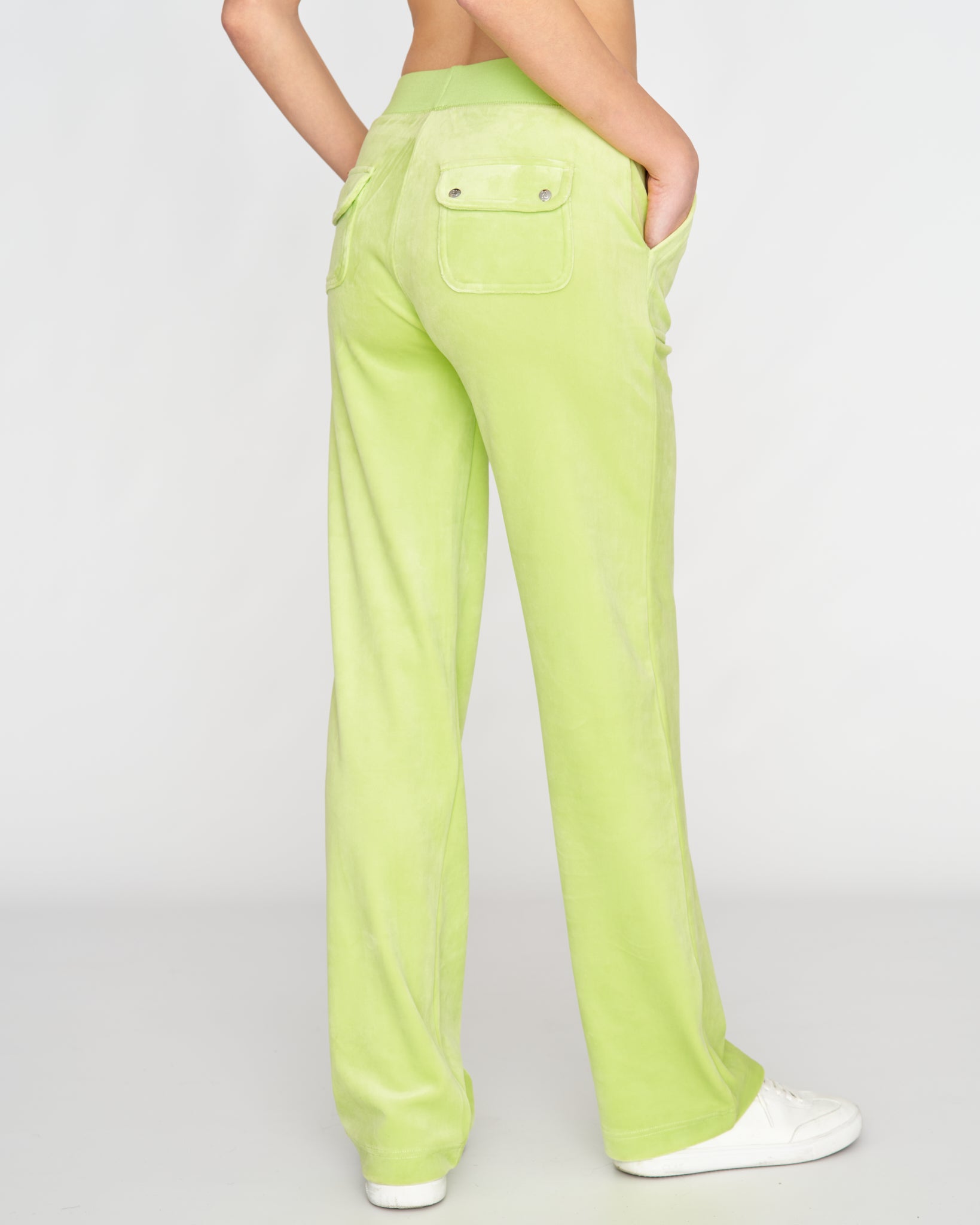 Classic Velour Del Ray Pant Sharp Green - Juicy Couture Scandinavia