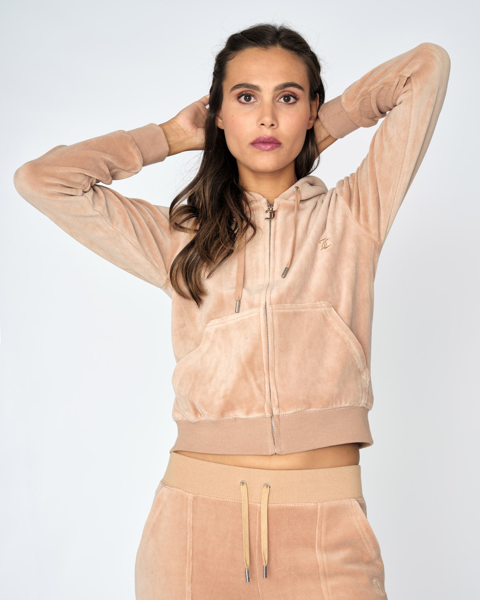 Juicy Couture Cotton Velour Robertson Hoodie