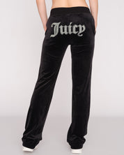 Caviar Bead Western Diamante Del Ray Pant Black - Juicy Couture Scandinavia