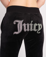 Caviar Bead Western Diamante Del Ray Pant Black - Juicy Couture Scandinavia