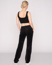 Diamante Trim Del Ray Track Pants Black - Juicy Couture Scandinavia