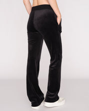 Diamante Trim Del Ray Track Pants Black - Juicy Couture Scandinavia