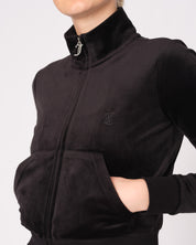 Classic Velour Lieu Track Top Black - Juicy Couture Scandinavia