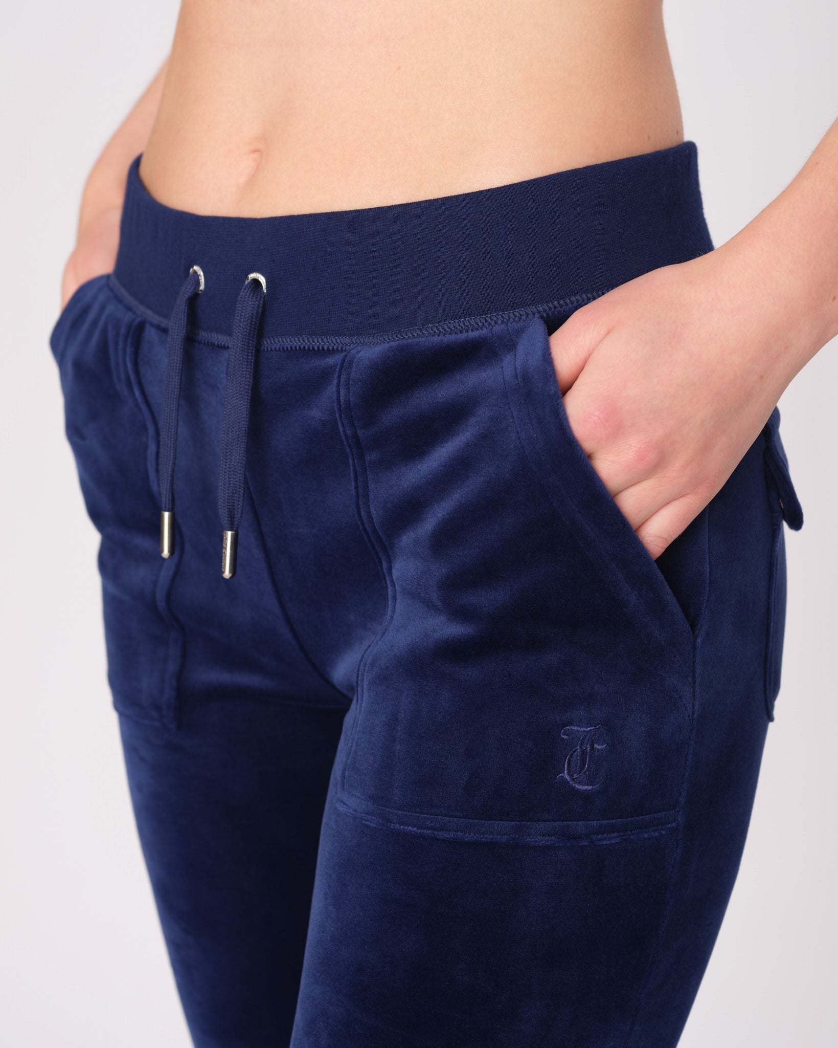 Classic Velour Del Ray Pant Blue Depths - Juicy Couture Scandinavia