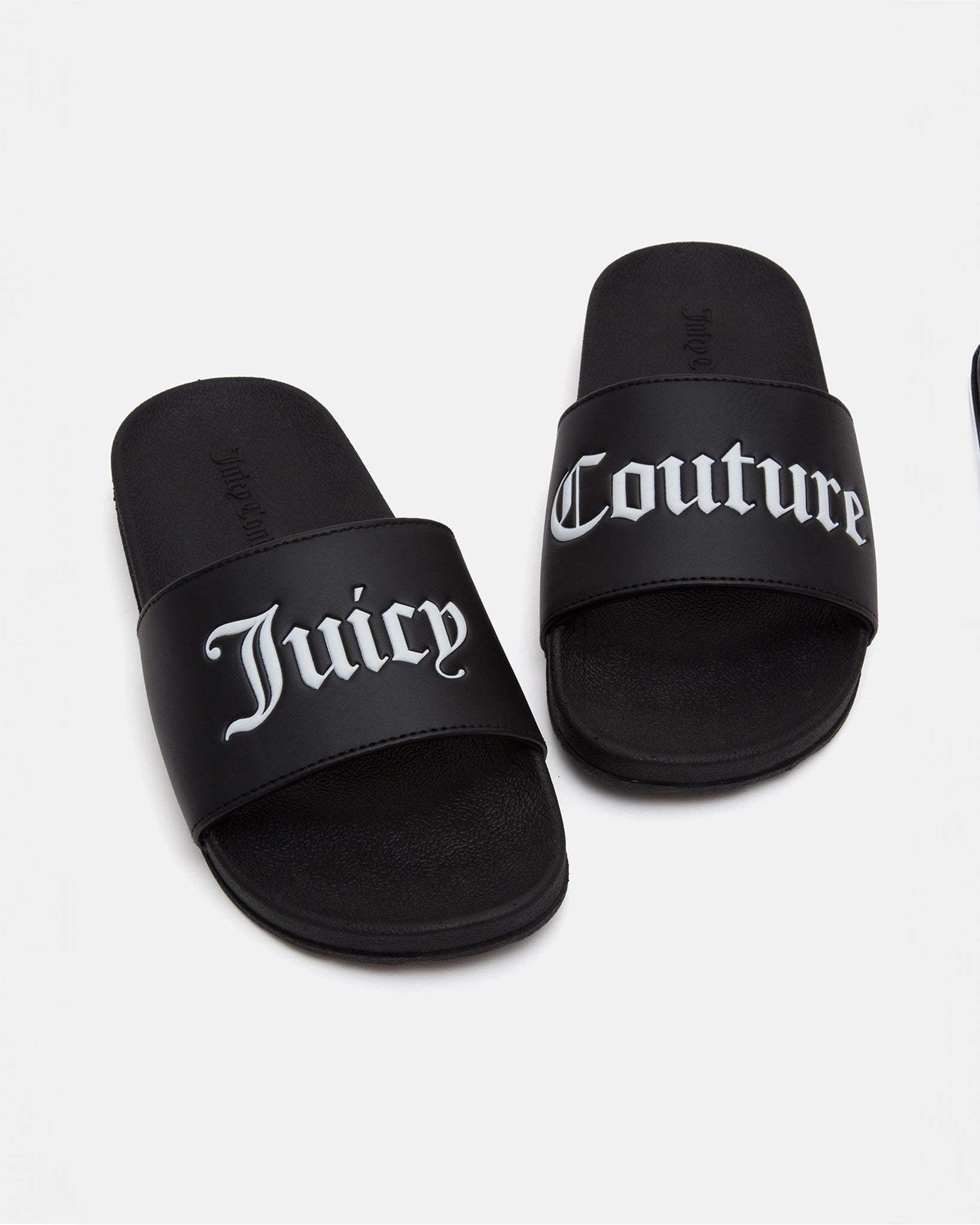 Carmen Collegiate PU Slider Black - Juicy Couture Scandinavia
