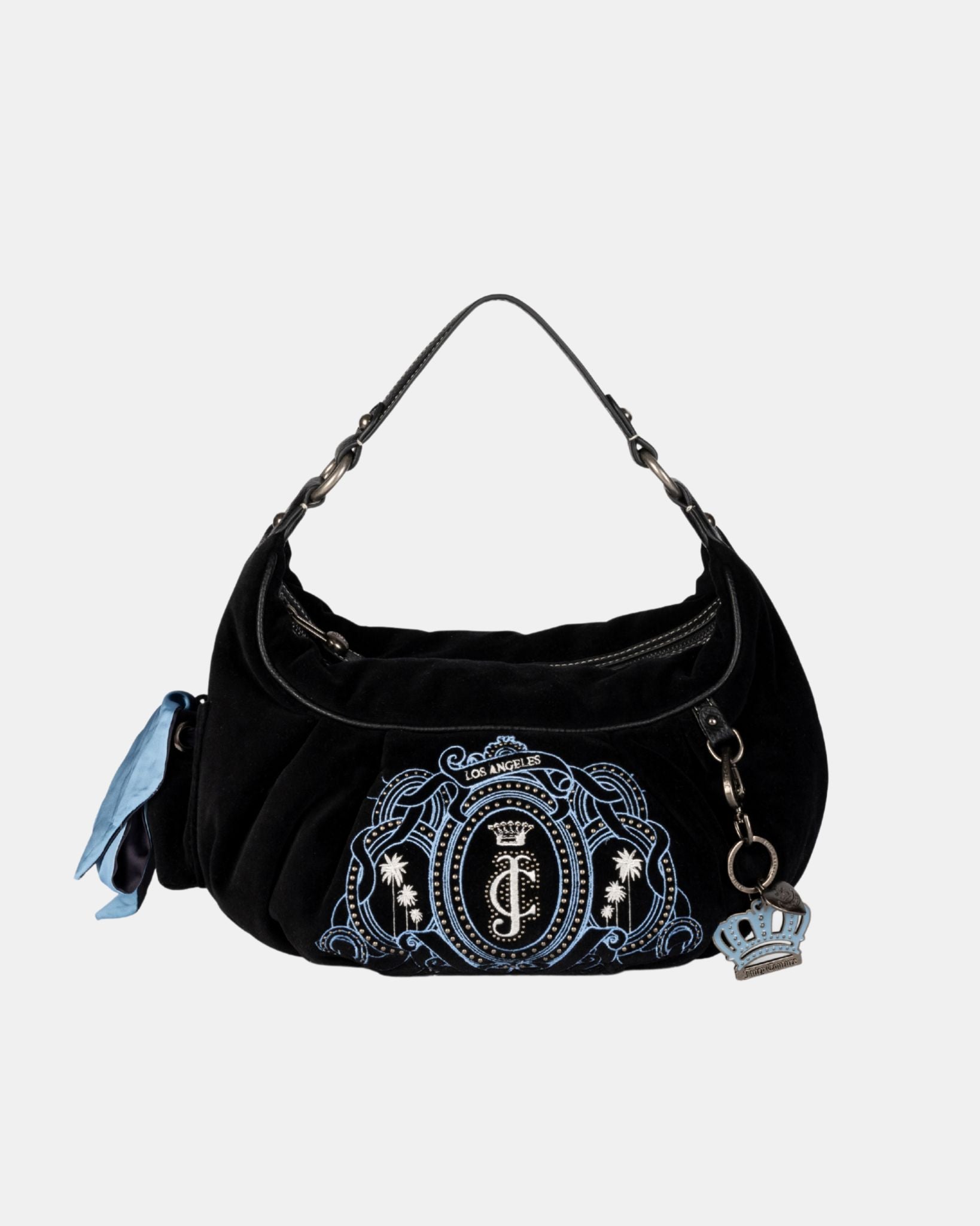 Juicy Couture Daydreamer Palm Medium Hobo Bag Black