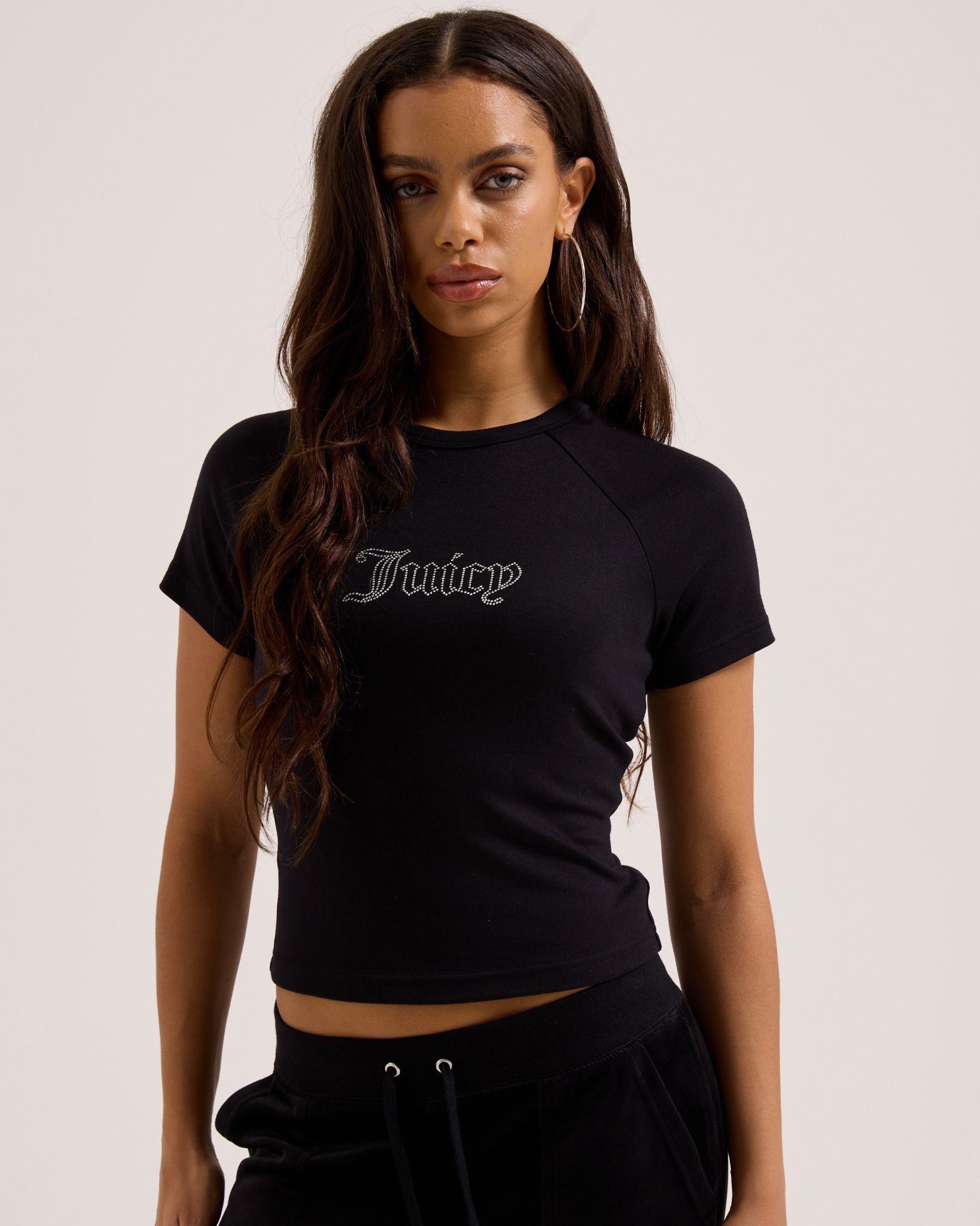Juicy Baby Tee In Black - Juicy Couture Scandinavia