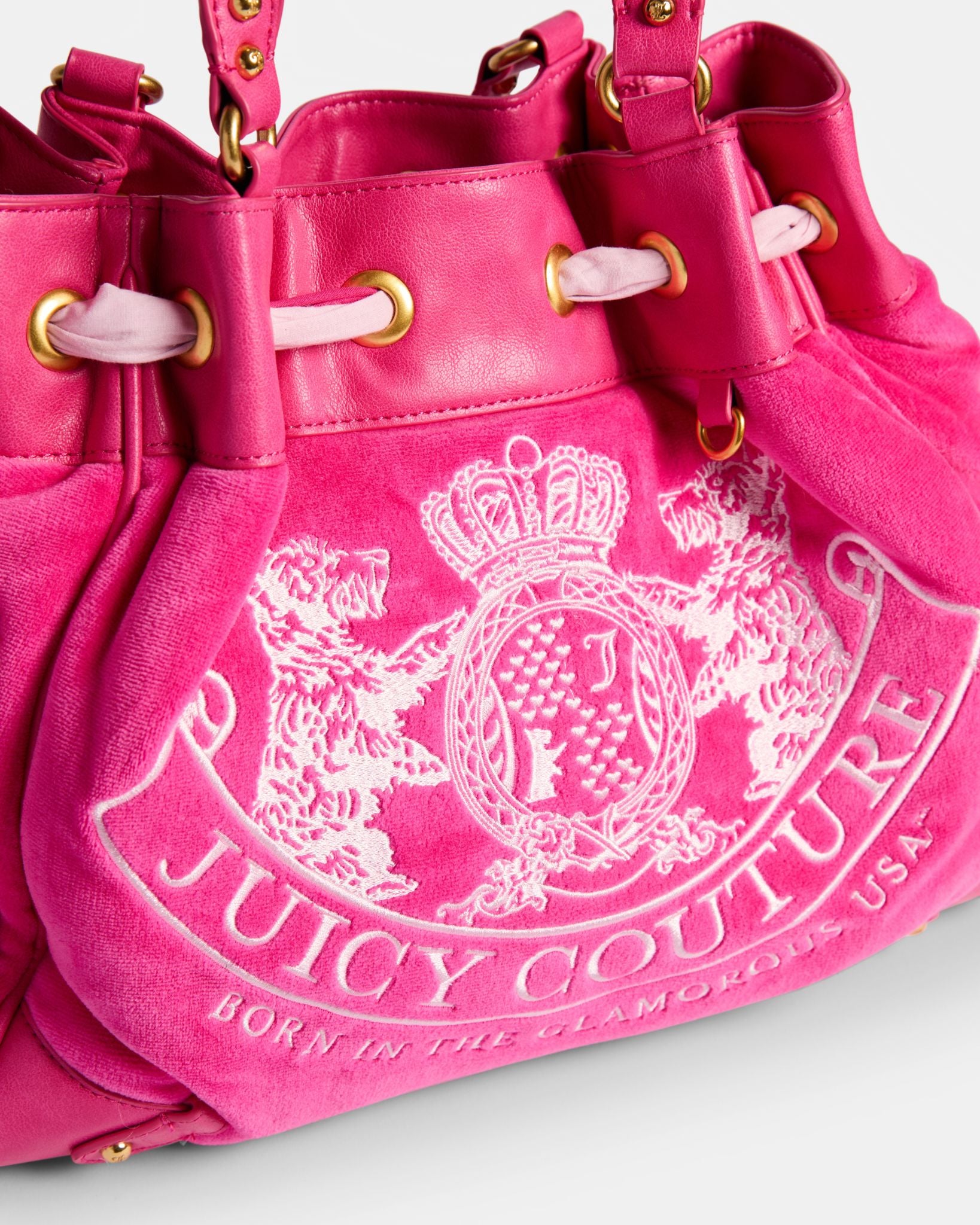 Daydreamer Large Double Handle Bag in Pink Yarrow - Juicy Couture Scandinavia