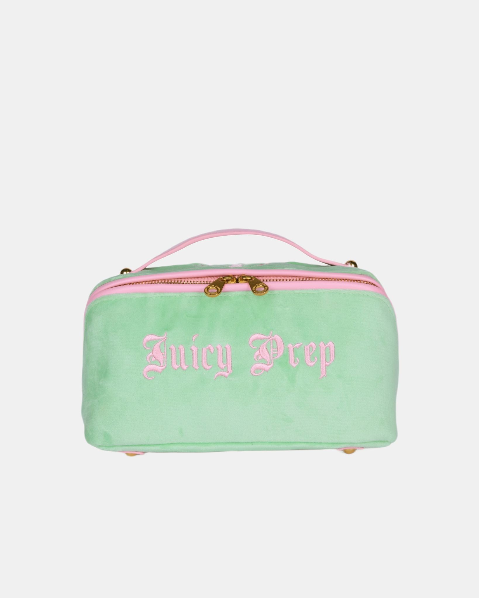 Juicy Prep Zip Beauty Bag in Pistachio Green - Juicy Couture Scandinavia