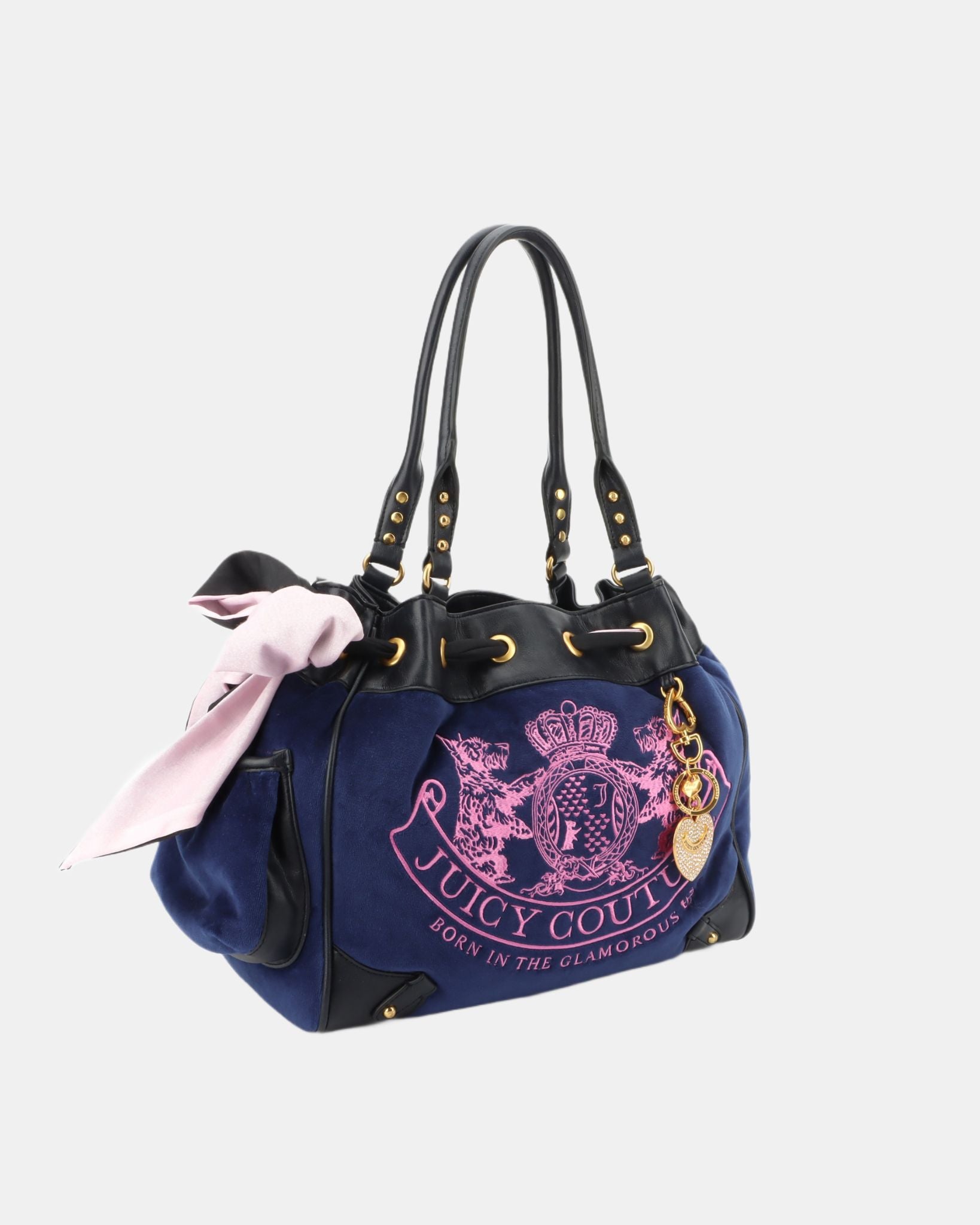 Daydreamer Large Double Handle Bag in Blue Depth - Juicy Couture Scandinavia