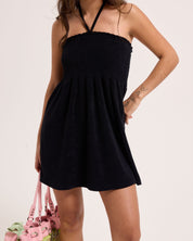 Smocked Dress in Black - Juicy Couture Scandinavia