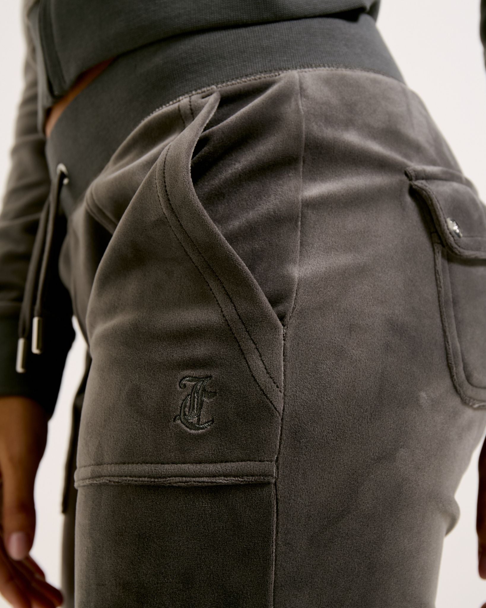 Classic Velour Layla Low Rise Pocket Flare Top Hat - Juicy Couture Scandinavia