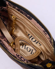Daydreamer Crest Embroidered Shoulder bag Chocolate - Juicy Couture Scandinavia